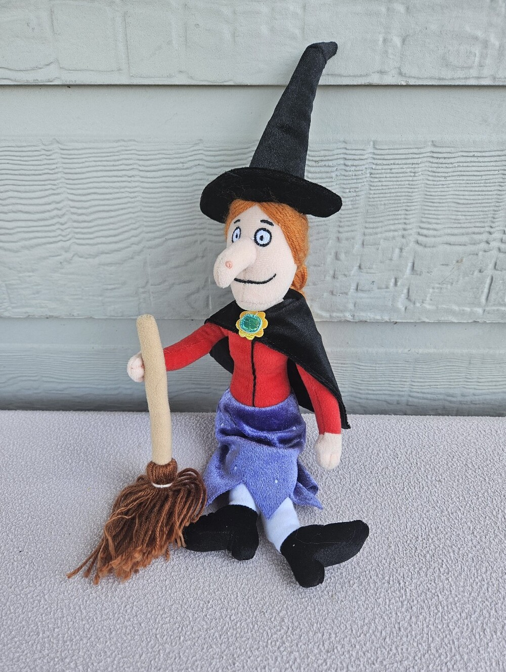 Room on the Broom Witch Plush Doll Figure 15" Halloween Donaldson Aurora